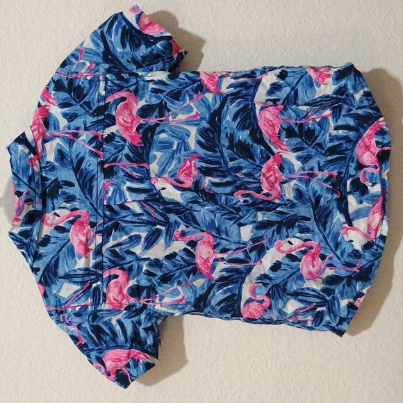 4/$15 Tropical Button Down - Picture 2 of 2